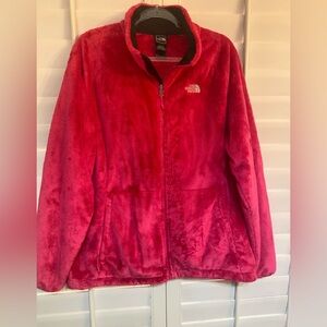 North Face Fleece Women’s XXL / 2XL Jacket HOT PINK Like NEW!